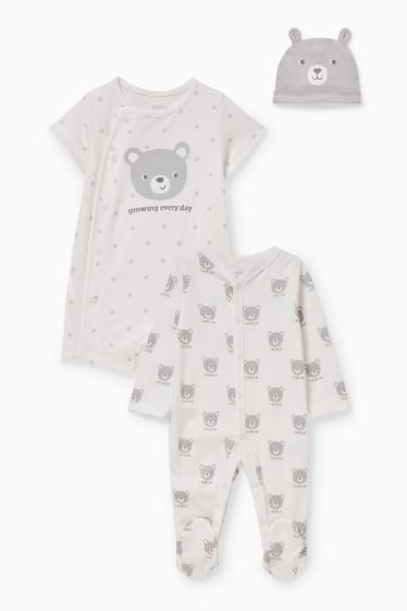 Bébés - Ensemble nouveau-né - 3 pièces - blanc