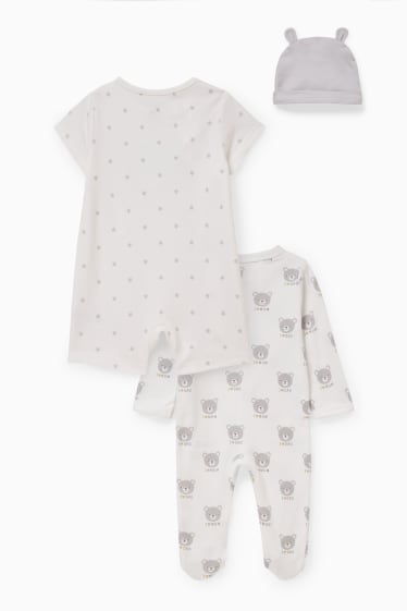 Unisex - Erstlings-Set - 3 teilig - weiss