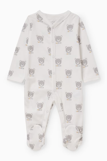 Unisex - Erstlings-Set - 3 teilig - weiss