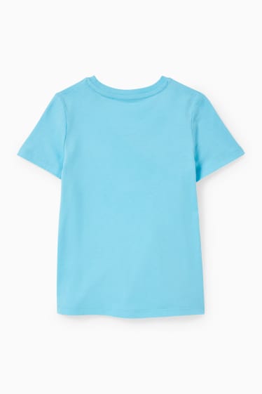 Kinder Jungen - Kurzarmshirt - helltürkis