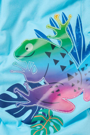 Kinder Jungen - Kurzarmshirt - helltürkis
