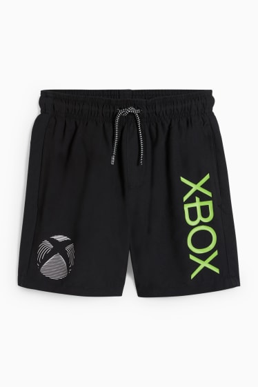 Dětské - Xbox - koupací šortky - černá