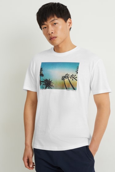 Heren - T-shirt - wit