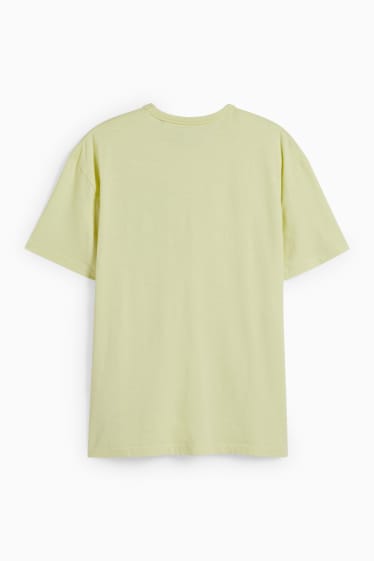 Heren - T-shirt - geel