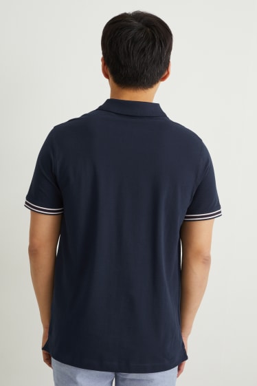 Men - Polo shirt - dark blue