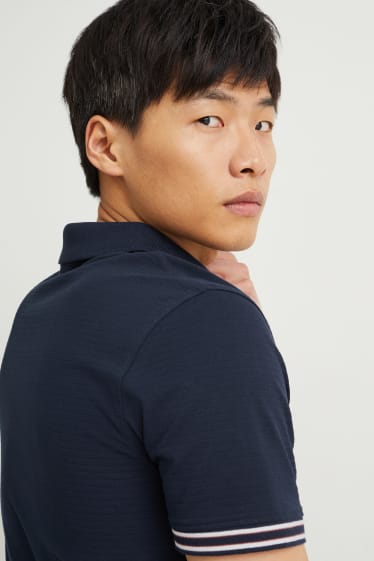 Herren - Poloshirt - dunkelblau