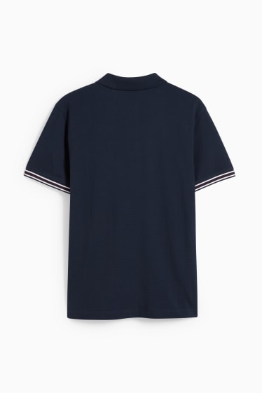 Men - Polo shirt - dark blue