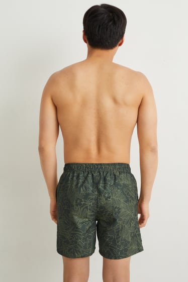 Hommes - Short de bain - vert foncé