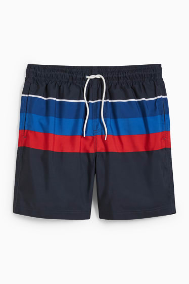 Hommes - Short de bain - bleu foncé