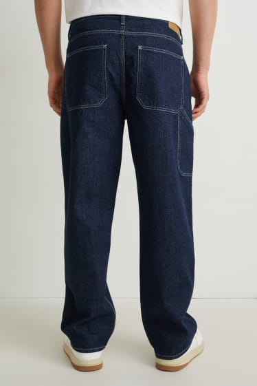 Herren - Relaxed Jeans - mit Hanffasern - dunkeljeansblau