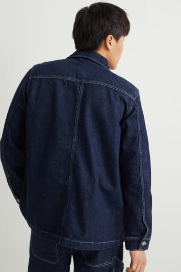 Hommes - Veste en jean - jean bleu foncé