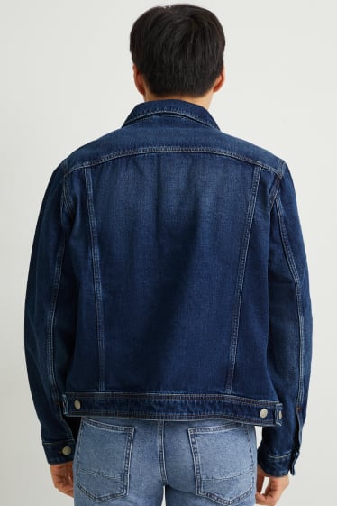 Hommes - Veste en jean - jean bleu foncé