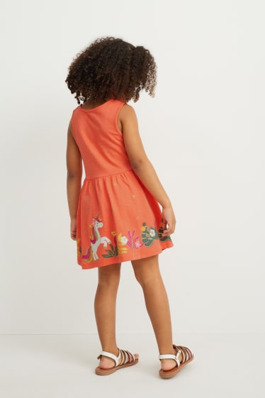 Kinder - Multipack 2er - Kleid - orange