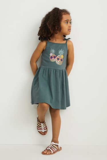 Children Girls - Multipack of 3 - dress - green
