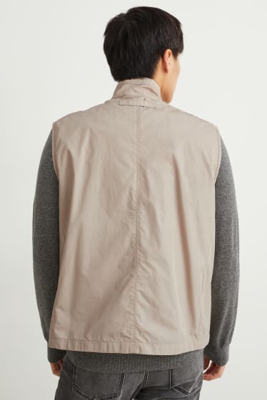 Men - Waistcoat - beige