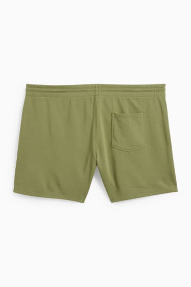 Hommes - Short en molleton - vert