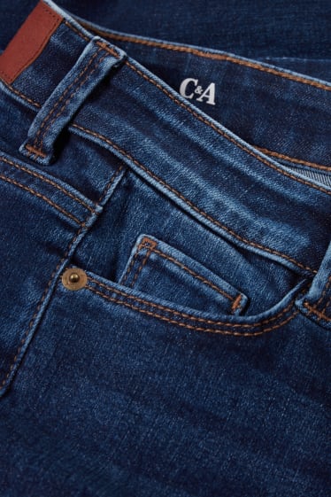 Dona - Slim jeans - high waist - texà blau