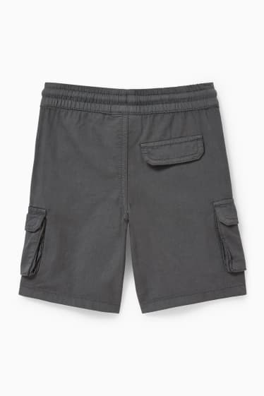 Enfants garçons - Short cargo - gris