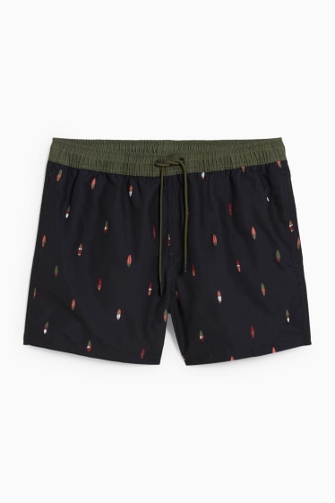 Hommes - Short de bain - noir