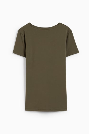 Kobiety - T-shirt basic - zielony