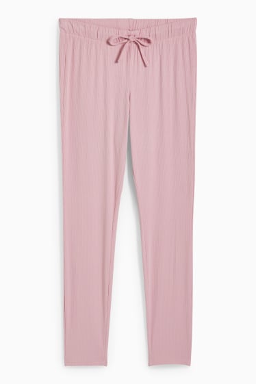 Damen - Pyjamahose - rosa