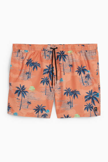 Hommes - Short de bain - orange