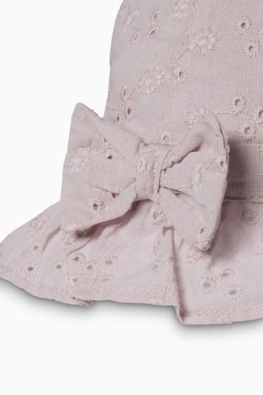 Baby Mädchen - Baby-Hut - hellviolett