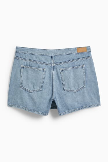 Joves - CLOCKHOUSE - faldilla pantaló texans - high waist - texà blau clar