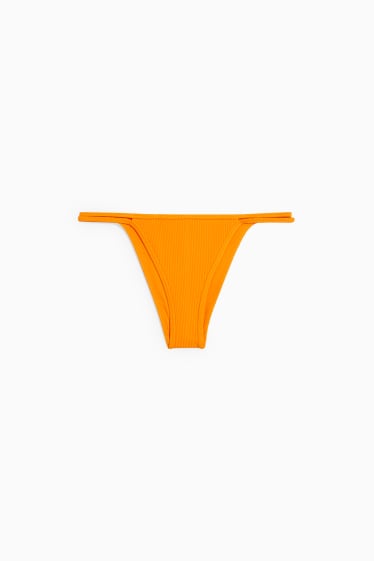 Femmes - CLOCKHOUSE - bas de bikini brésilien - low waist - orange