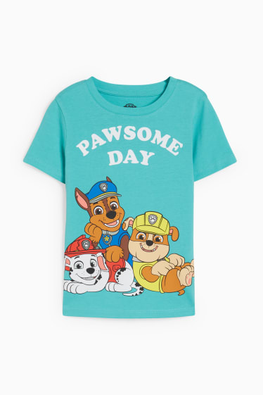 Niños - La Patrulla Canina - camiseta de manga corta - turquesa