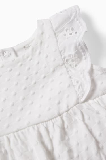 Baby: meisjes - Babyjurk - wit