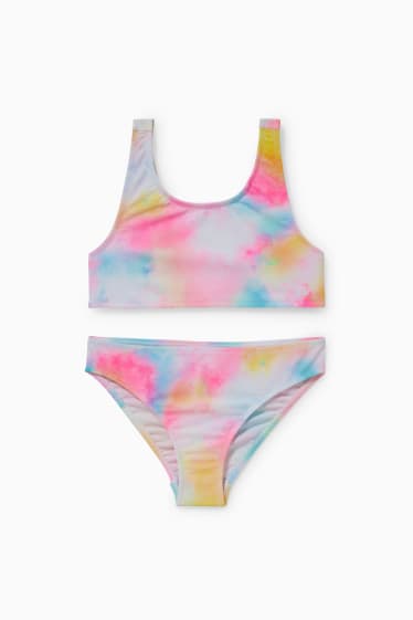 Bambini - Bikini - LYCRA® XTRA LIFE™ - 2 pezzi - fantasia - rosa