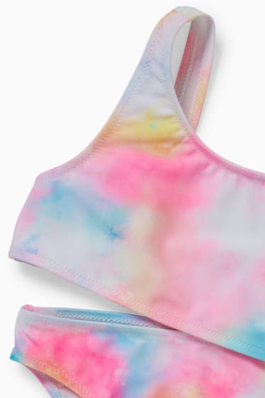 Kinderen: meisjes - Bikini - LYCRA® XTRA LIFE™ - 2-delig - met patroon - roze