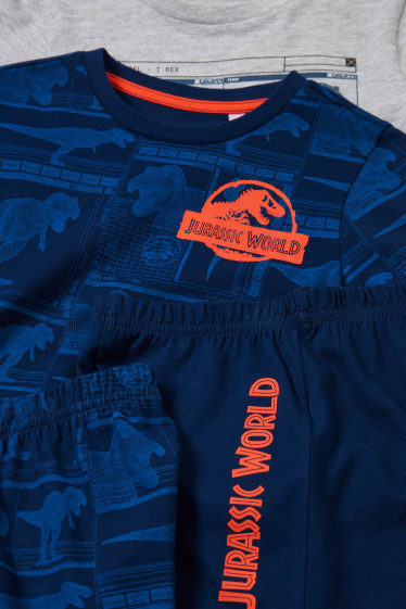 Children Boys - Multipack of 2 - Jurassic World - short pyjamas - 4 piece - light gray-melange