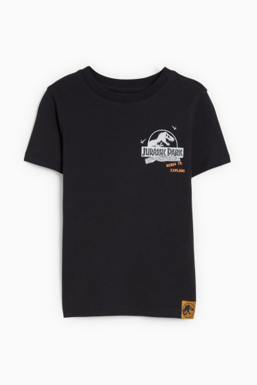 Kinderen - Jurassic Park - T-shirt - zwart