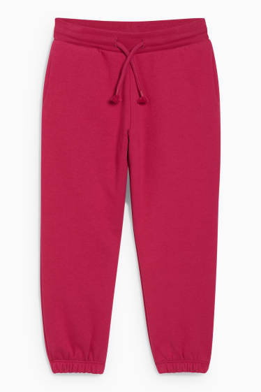 Dětské - Teplákové kalhoty - růžová