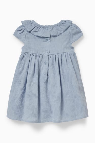 Baby: meisjes - Babyjurk - lichtblauw
