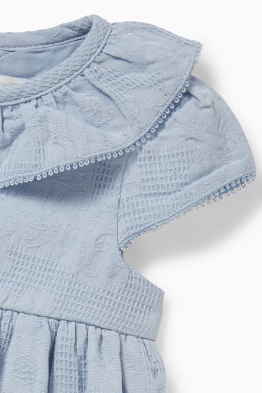 Baby: meisjes - Babyjurk - lichtblauw