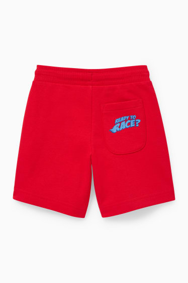 Children Boys - Sweat shorts - red