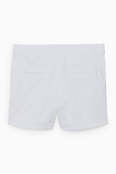 Donna - Shorts - vita media - bianco