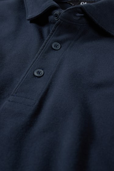 Bărbați - Tricou polo - albastru închis