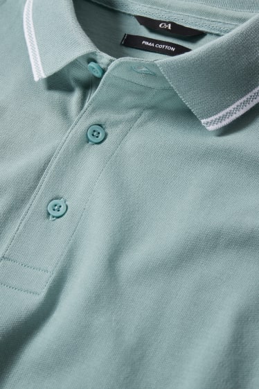 Herren - Poloshirt - Pima-Baumwolle - mintgrün