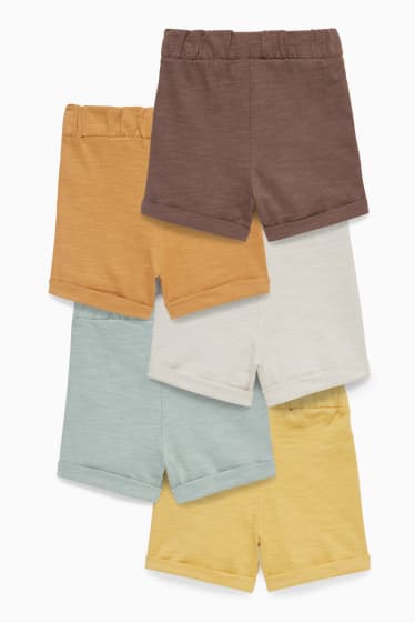Bébés - Lot de 5 - shorts pour bébé - jaune