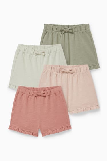 Nadó nena - Paquet de 4 - pantalons curts per a nadó - verd clar