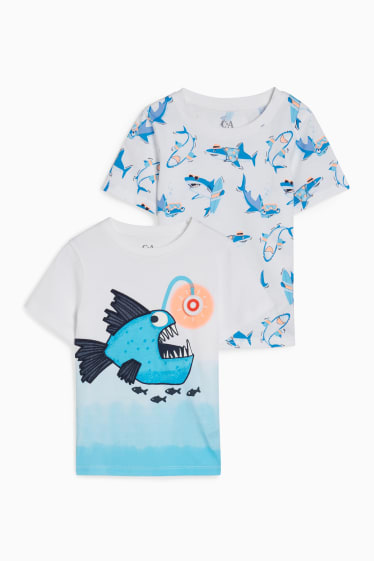 Bambini - Confezione da 2 - t-shirt - bianco