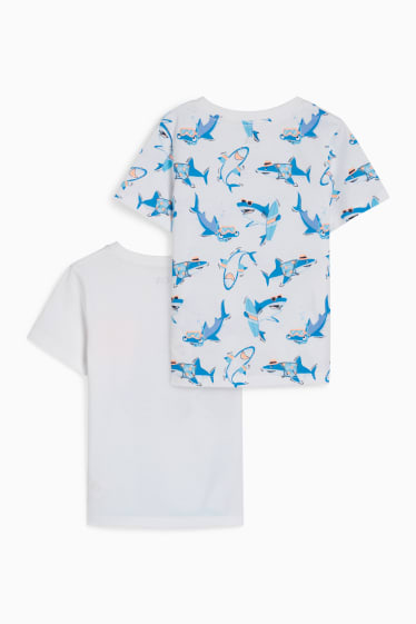 Enfants - Lot de 2 - T-shirt - blanc