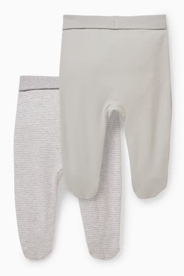 Bébés - Lot de 2 - pantalons de nouveau-né - vert menthe