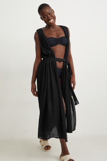 Mujer - Vestido playero - negro