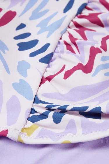 Donna - Slip bikini - vita alta - LYCRA® XTRA LIFE™ - fantasia - rosa