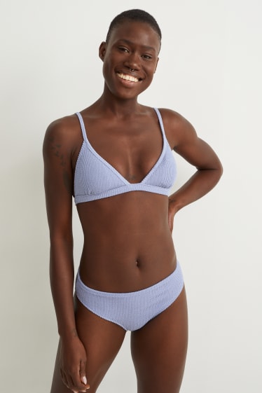 Femmes - Haut de bikini - triangle - ampliforme - LYCRA® XTRA LIFE™ - bleu